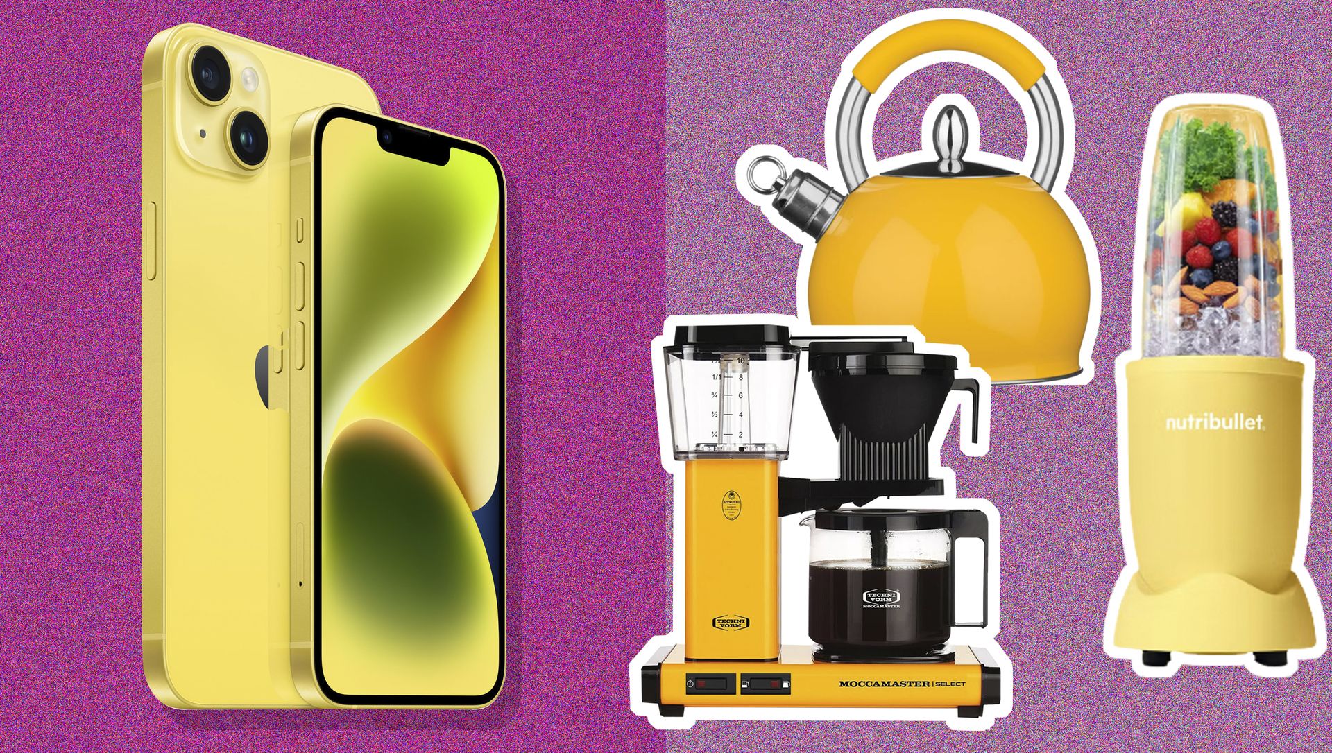 3 yellow kitchen appliances to match Apple's new iPhone 14 Real Homes