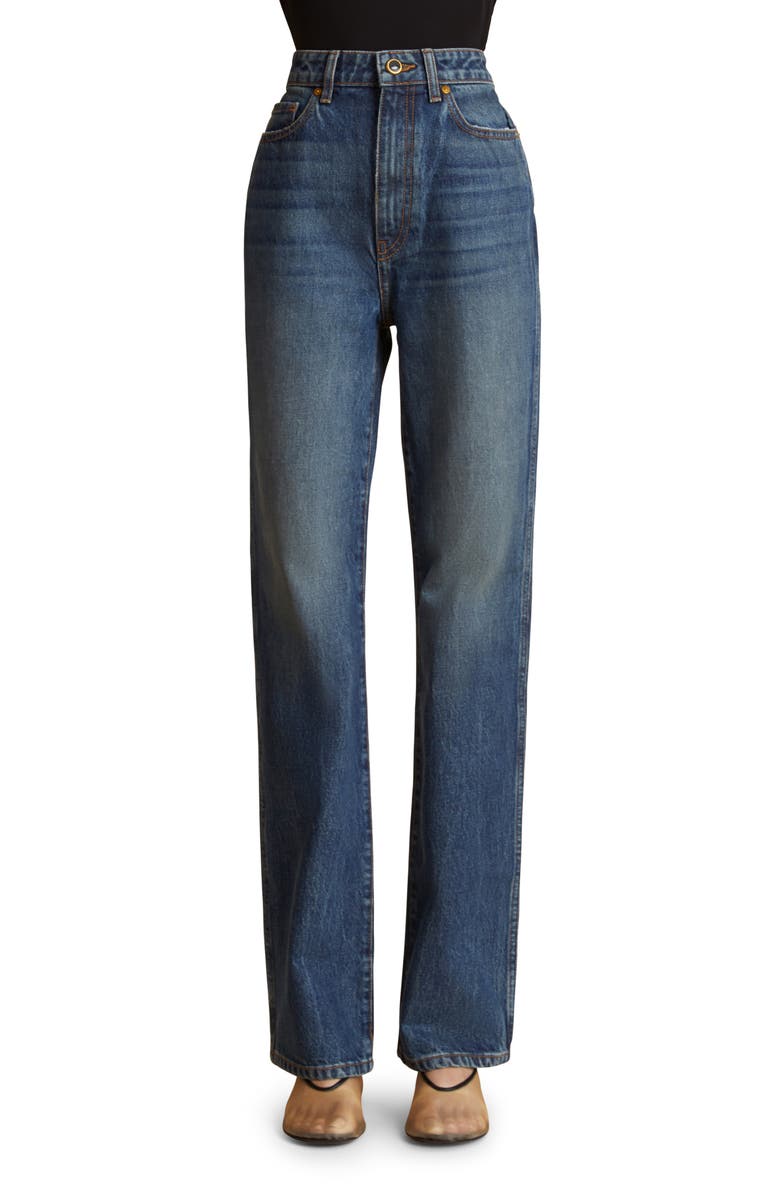Danielle High Waist Straight Leg Jeans