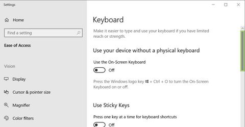 windows 10 keyboard clicking sound