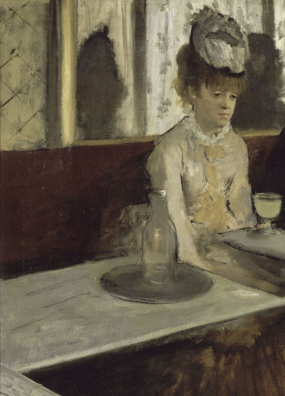 In a Café (Absinthe) by Edgar Degas, Paris, France