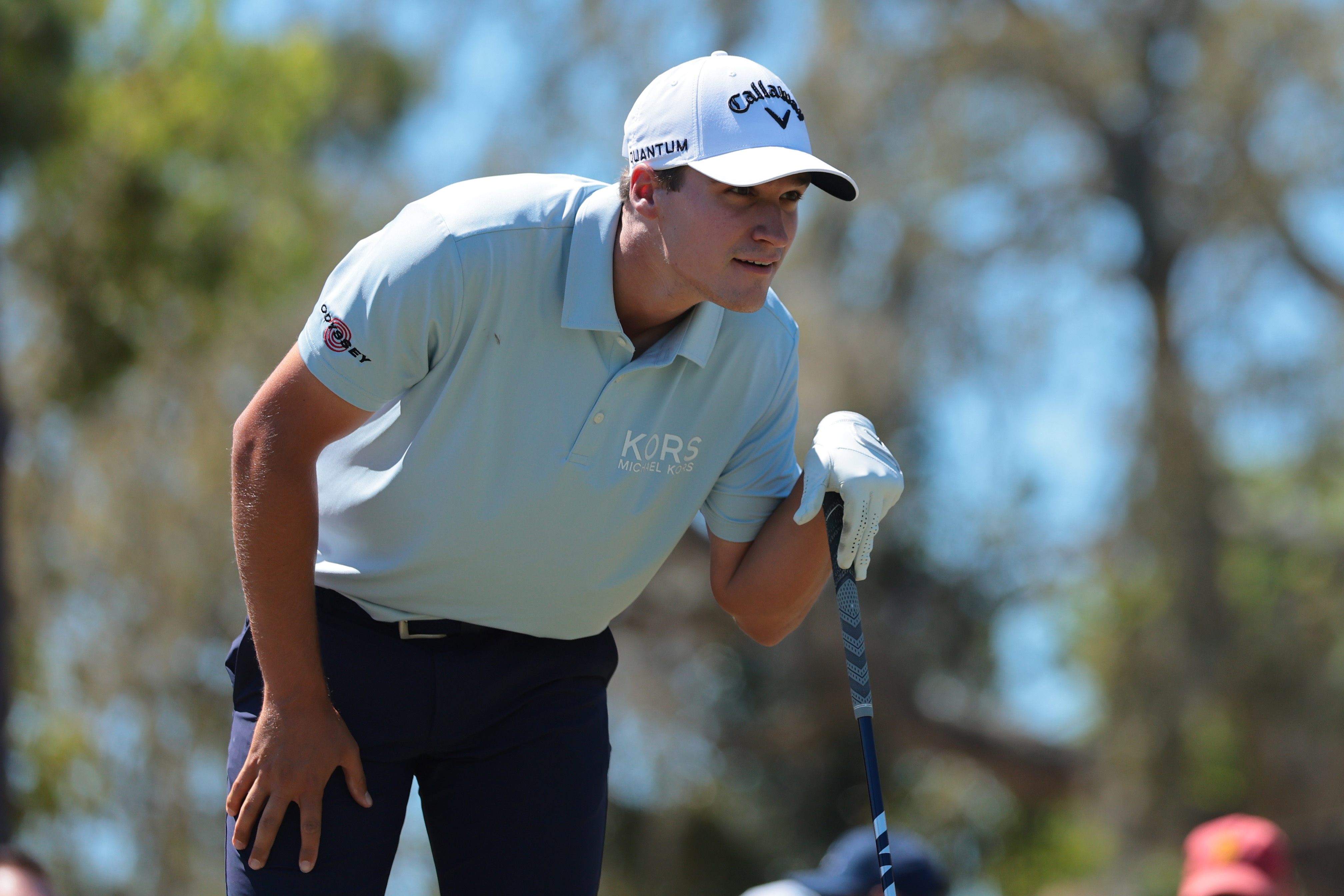 Adrien Dumont de Chassart looks on during the final round of the 2026 Valspar Championship