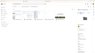 Google Drive on a browser
