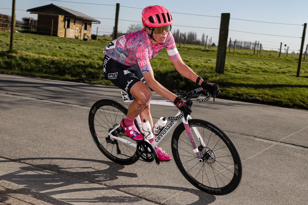 Gran Camino 2022 - 1st Edition - 3rd stage Maceda - Luintra 148,7 km - 26/02/2022 - Emily Newsom (USA - EF Education-TIBCO-SVB) - photo Luis Angel Gomez/SprintCyclingAgency&Acirc;&copy;2022