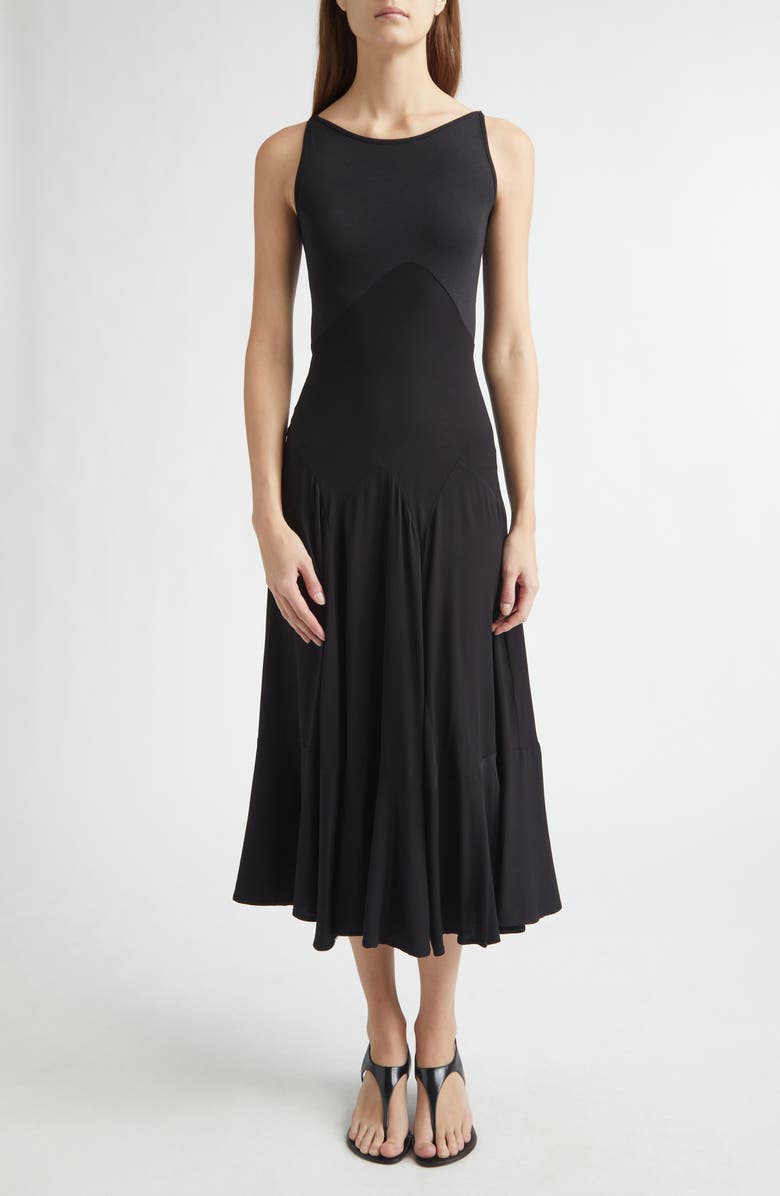 Dammit Janet Bias Cut Jersey Dress