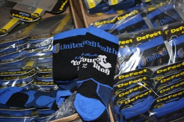 Special Defeet socks for UnitedHealthcare.