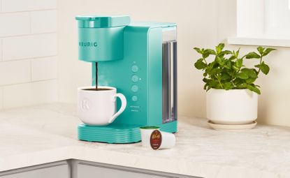 Keurig K-Express Essentials Single Serve K-Cup Pod Coffee Maker, Tropical Blue