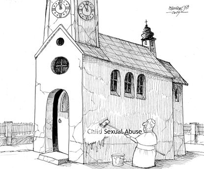Editorial Cartoon World Vatican child sexual abuse cover up