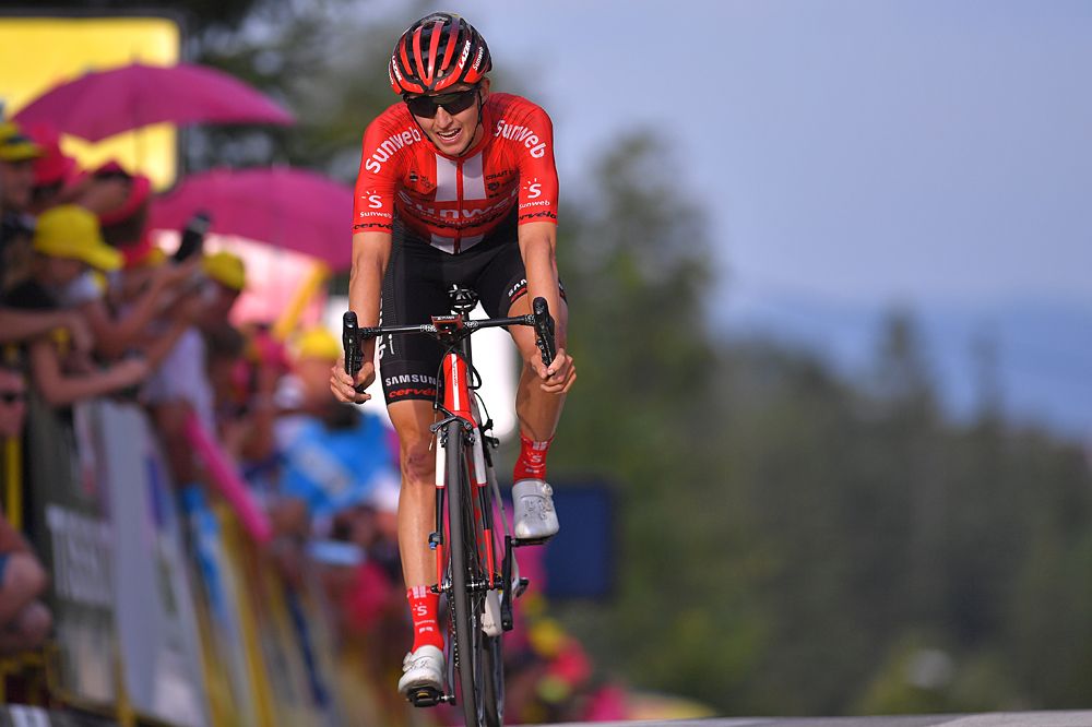 Jai Hindley (Sunweb) finished third on stage 6 at Tour de Pologne