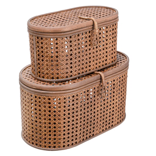 Birch Lane™ Edelie Rattan Bins from Wayfair