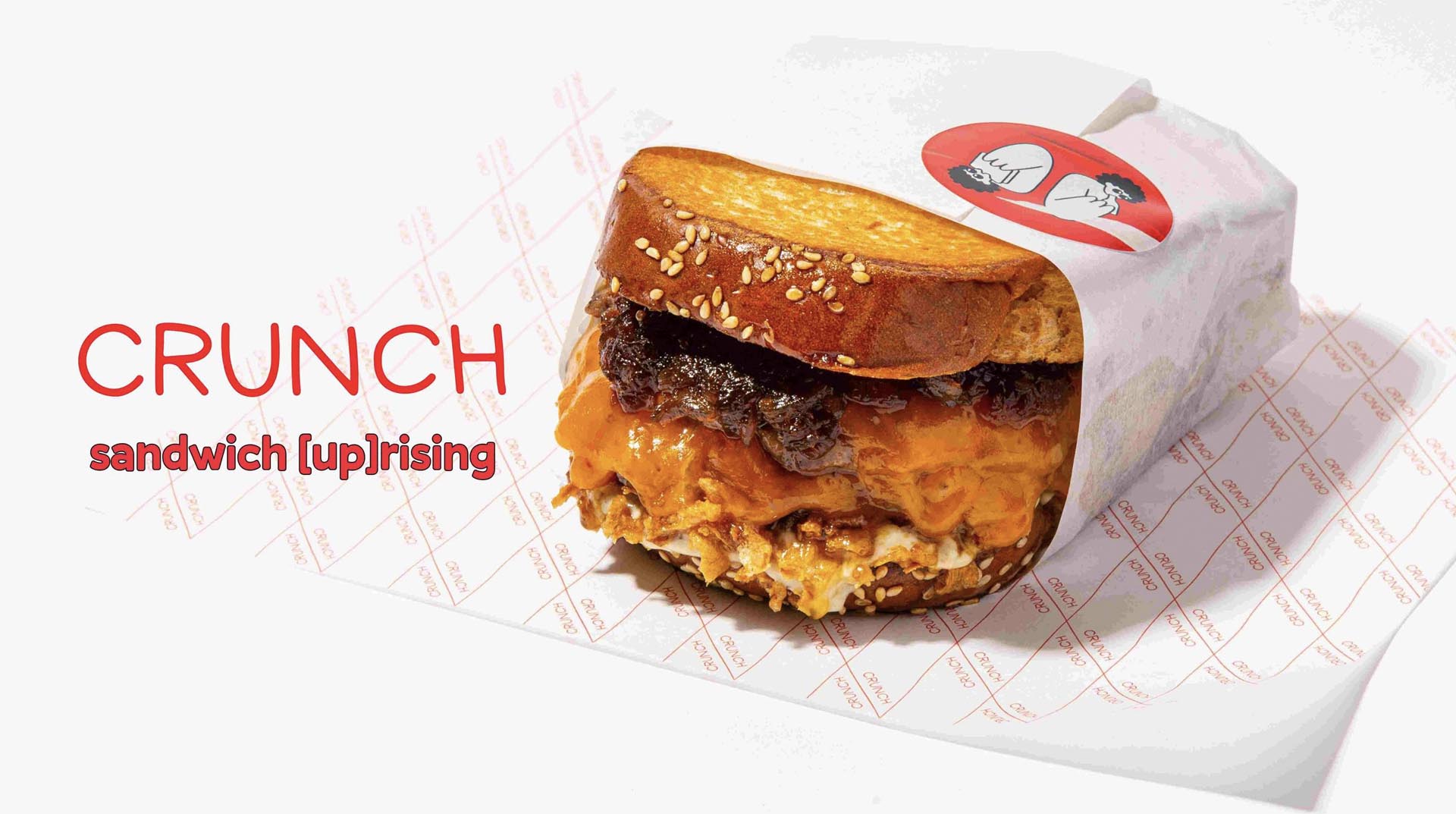 Crunch promo image of sandwich.