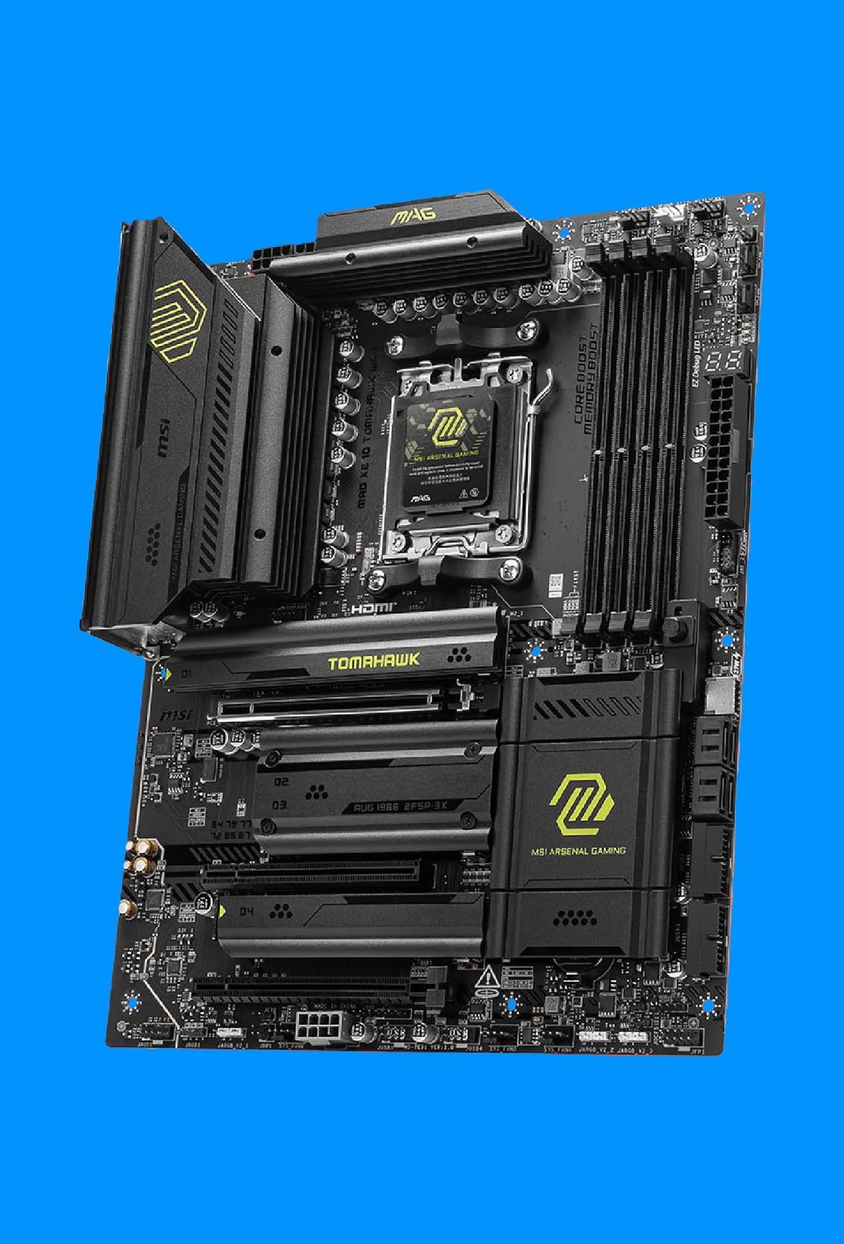 MSI MAG X870 Tomahawk WiFi AMD motherboard