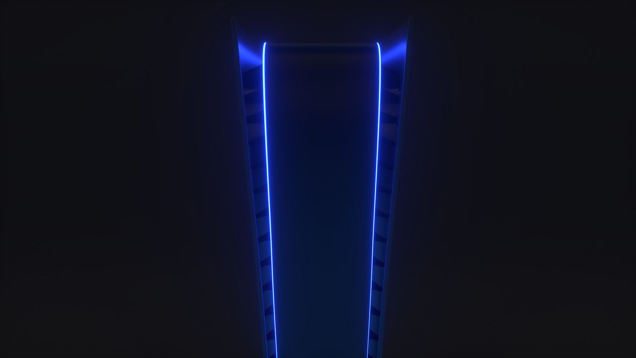 PlayStation 5 lights on front