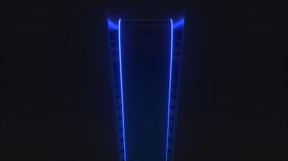 PlayStation 5 lights on front