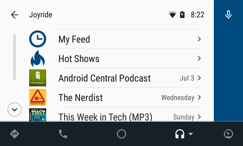 Joyride on Android Auto