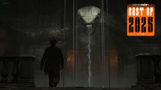 Indiana Jones and the Great Circle expansion Order of Giants screenshot with GamesRadar+ Best of 2025 badge in upper right