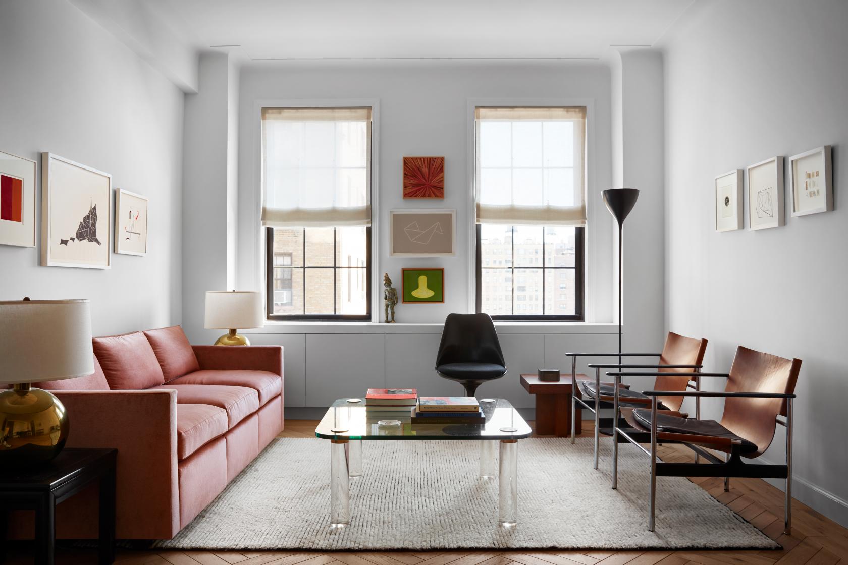 interior of new york apartment of mlin + goetz founders