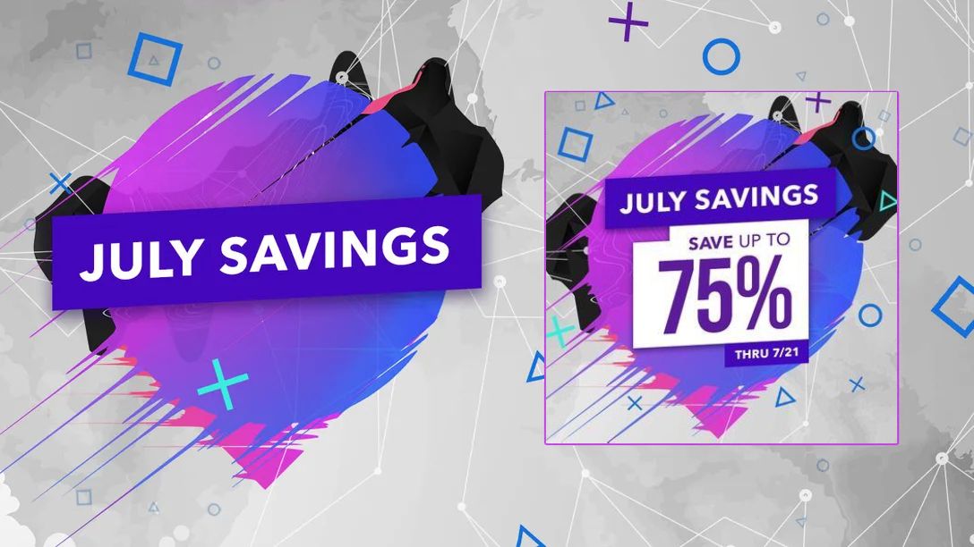 PlayStation Store July Savings sale