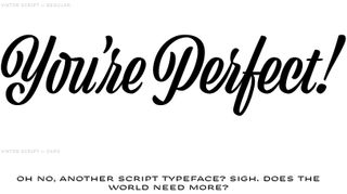 Viktor Script, one of the best Adobe fonts