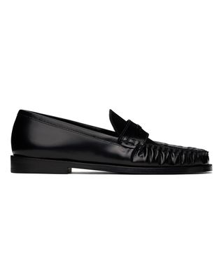 Schwarze Loulou-Loafer von Staud