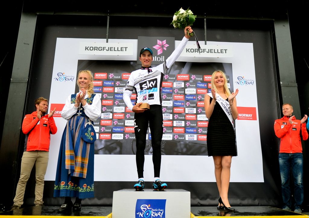 Gianni Moscon (Team Sky) in white