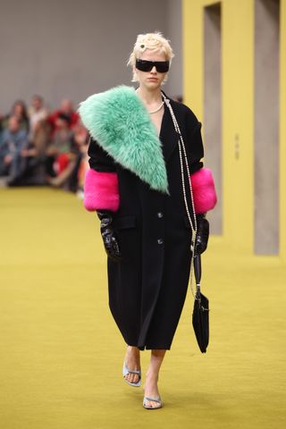 models for gucci fall winter 2023 at milan fashion week