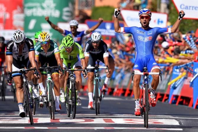 Double celebration for FDJ of Nacer Bouhanni's win