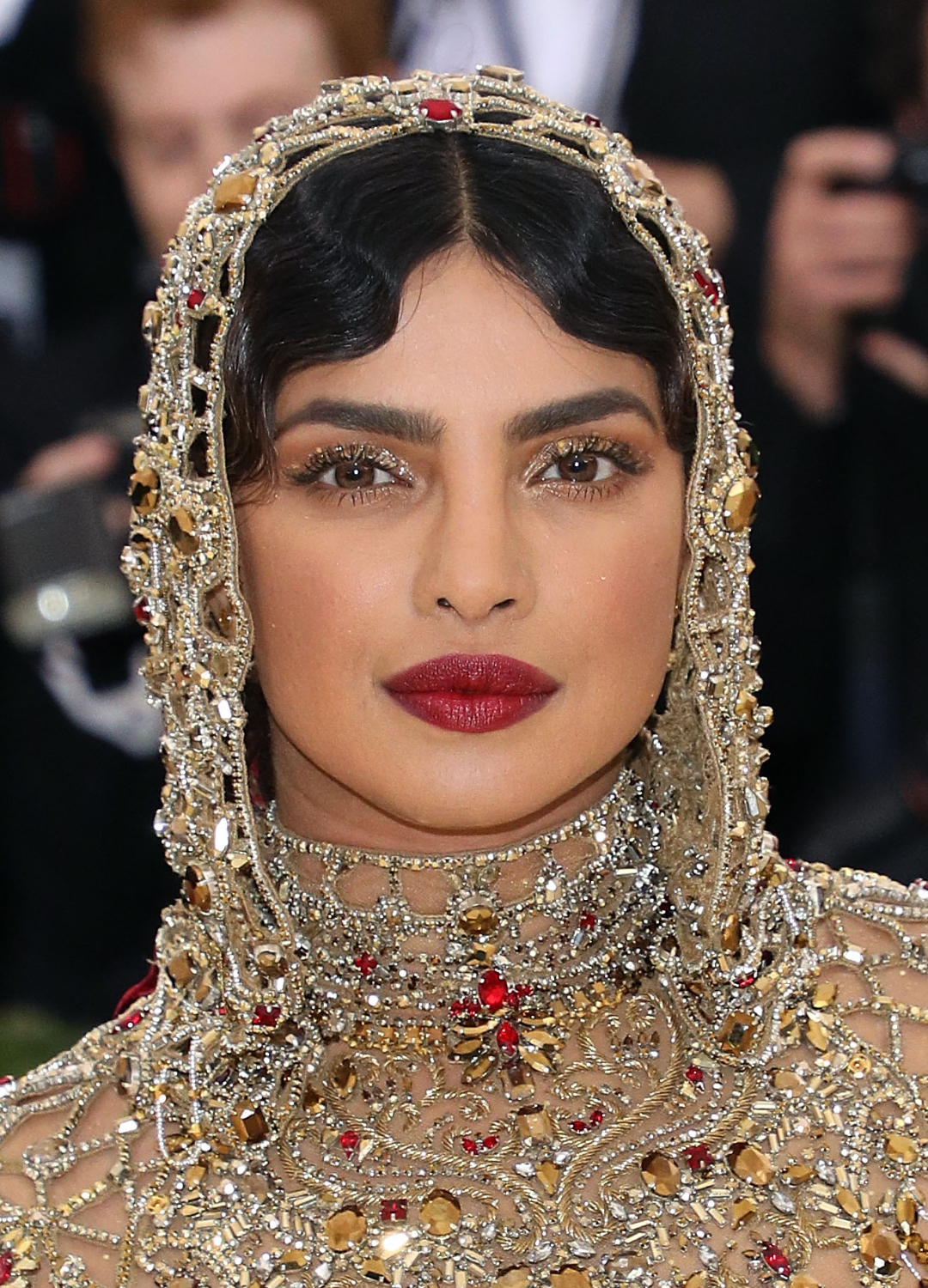 Priyanka Chopra attends &quot;Heavenly Bodies: Fashion &amp;amp; the Catholic Imagination&quot;, the 2018 Costume Institute Benefit at Metropolitan Museum of Art on May 7, 2018 in New York City