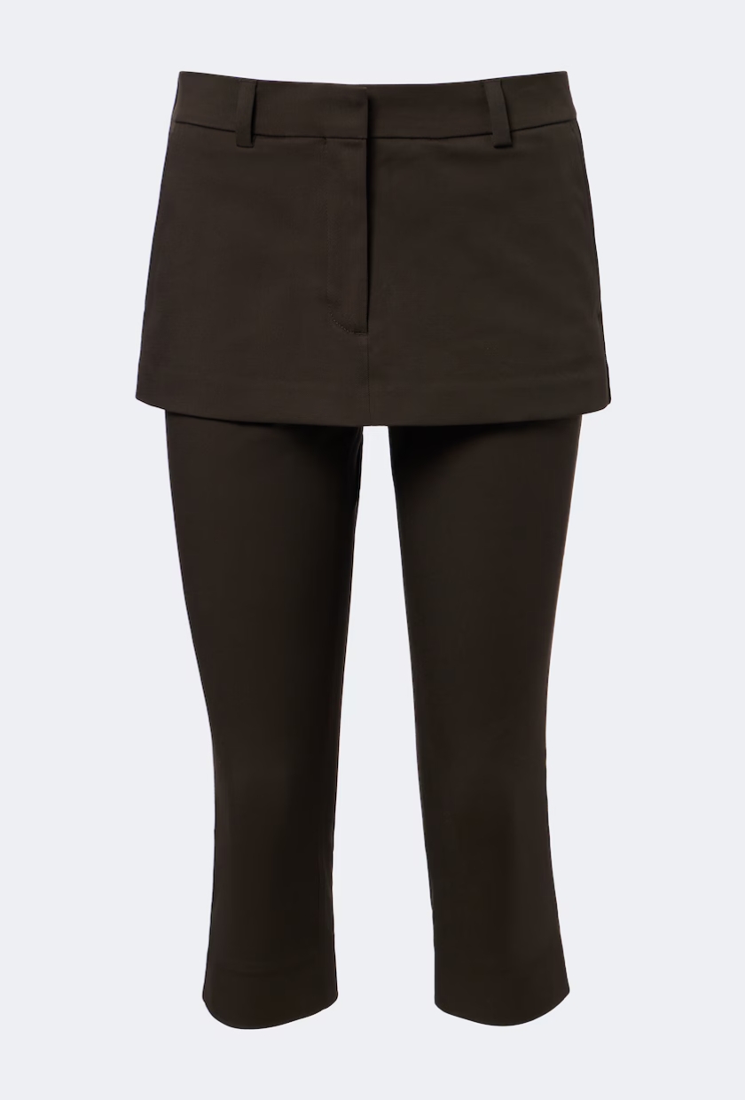 Acne Studios, Layered Cotton Capri Pants