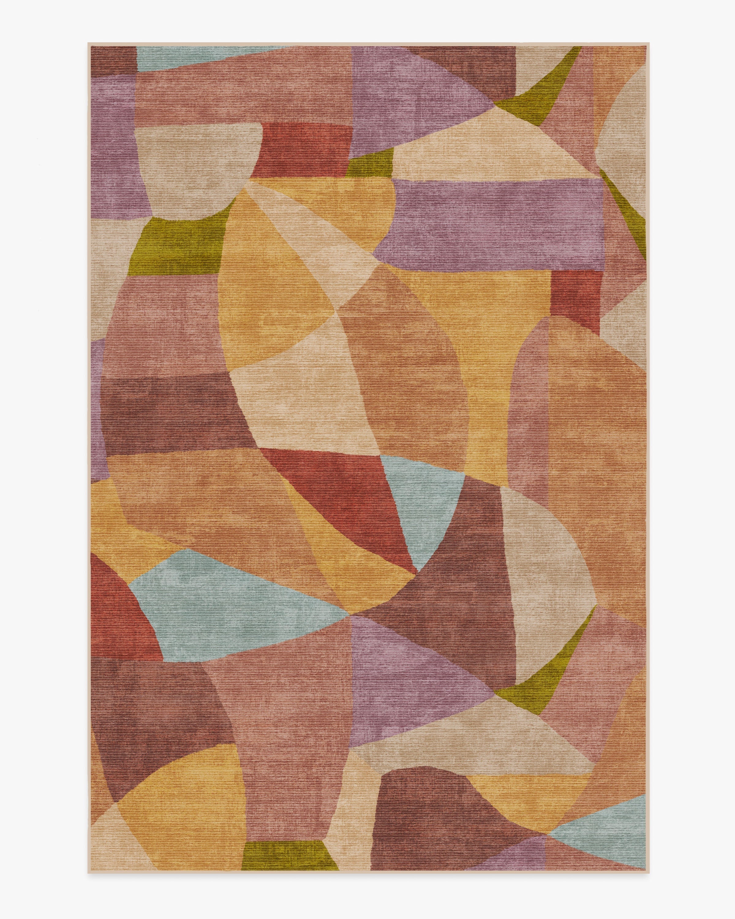 Kayla Rust Multicolour Rug by Jungalow