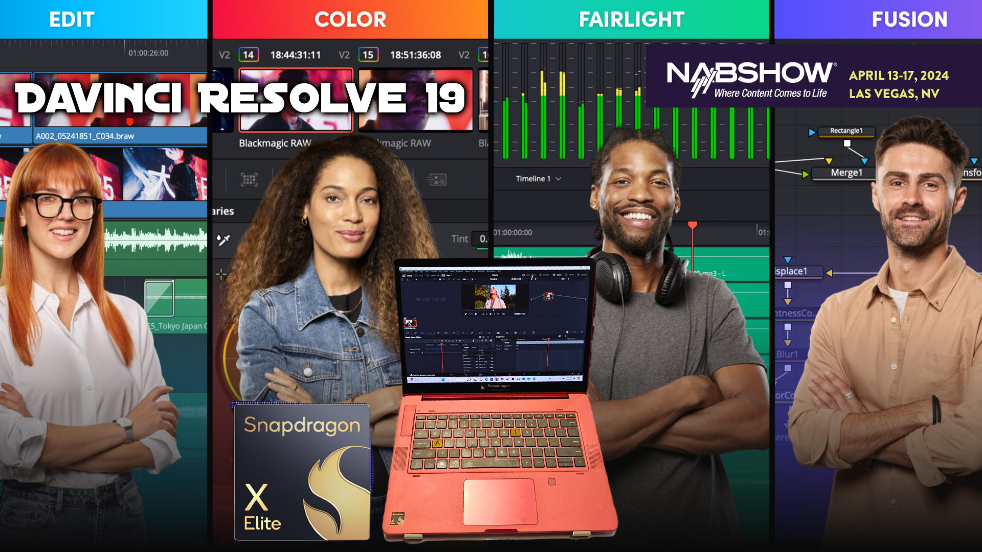 Я собираюсь поработать с ноутбуком Snapdragon X Elite под управлением Davinci Resolve 19 — вот что нового