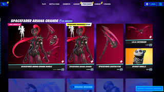 Spacefarer Ariana Grande lands in Fortnite as a new sci-fi skin and NPC