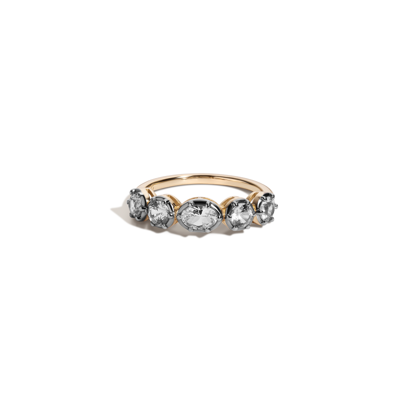 Aurate X Molly Dickson: Georgian Half Eternity Ring