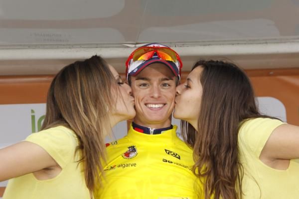 First race leader Gianni Meersman (Lotto Belisol)
