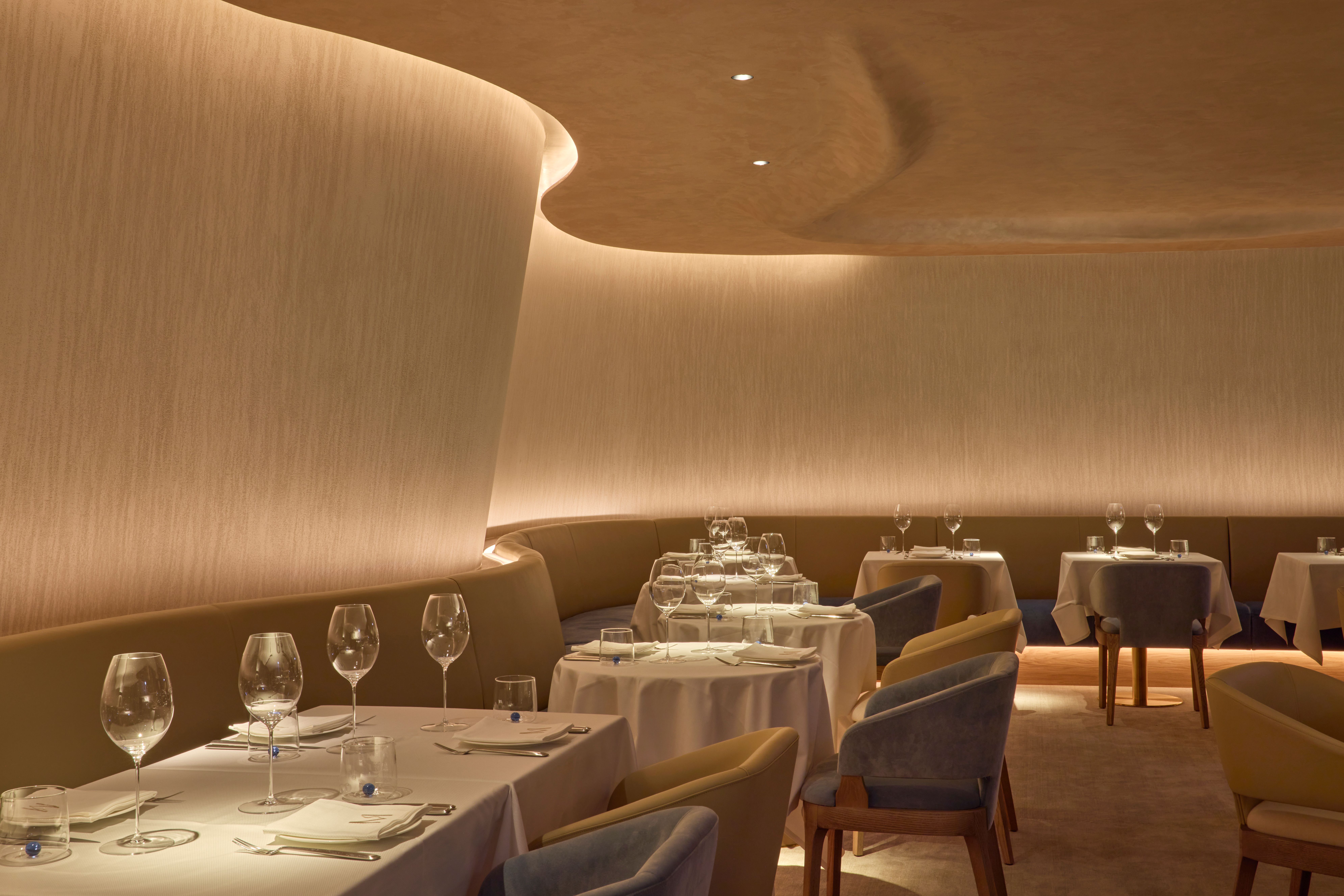 mazarine london restaurant interiors