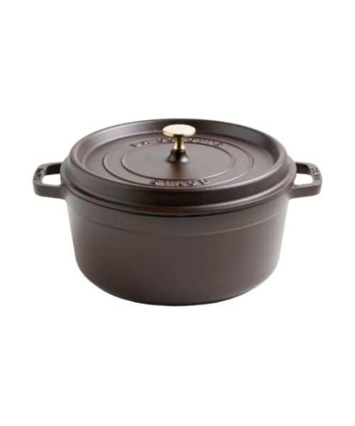 Staub Matte Espresso 7-Qt. Round Cocotte