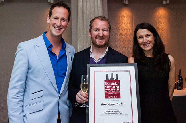 Bordeaux Index, Decanter Retailer Awards 2015
