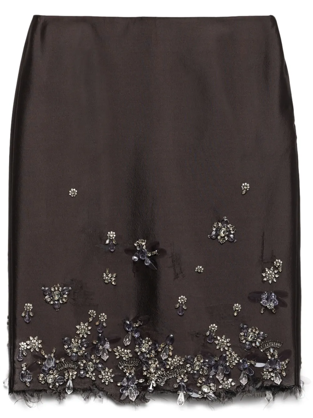 Prada Embroidered Midi Skirt | 36