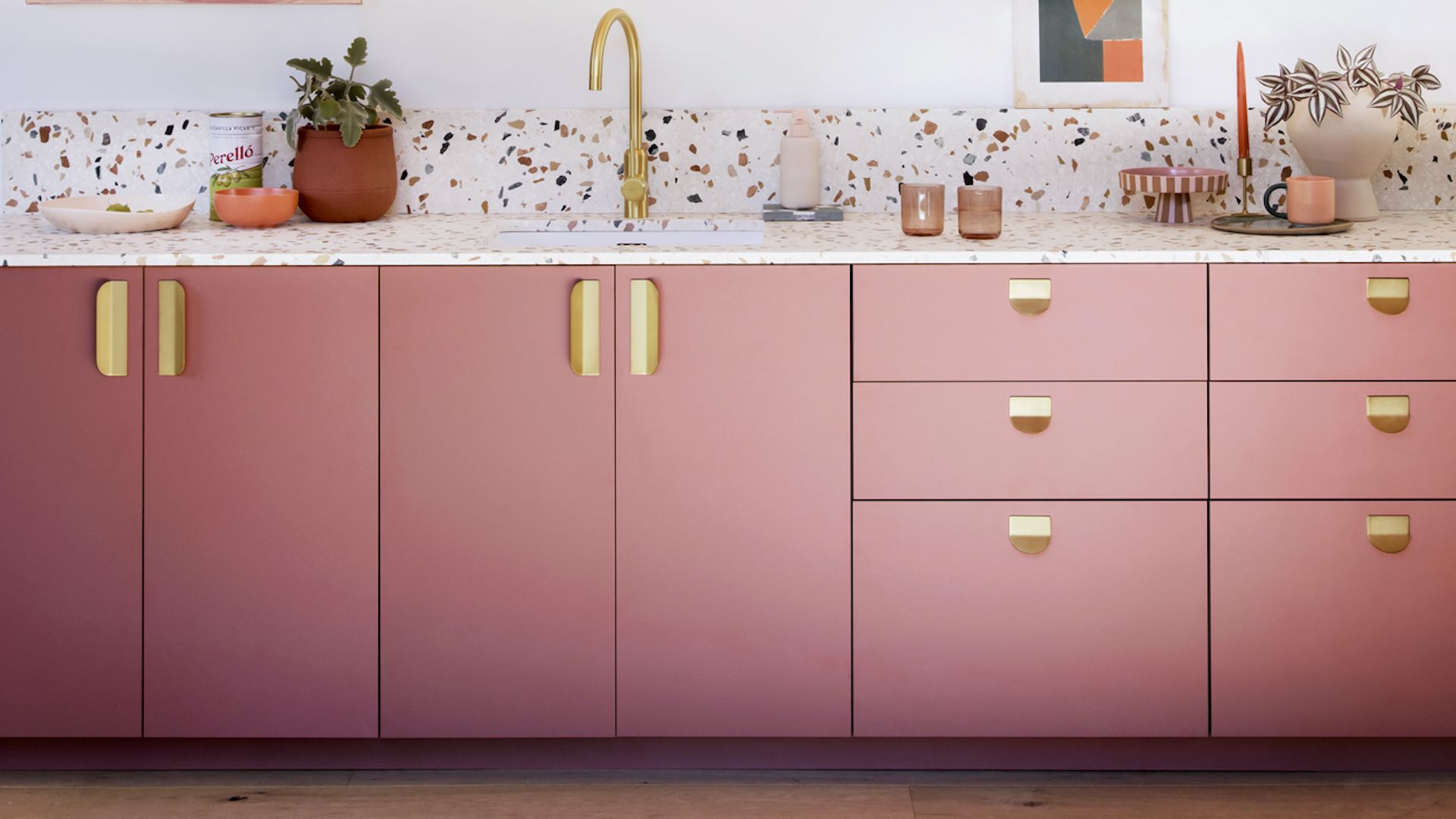 pink kitchen