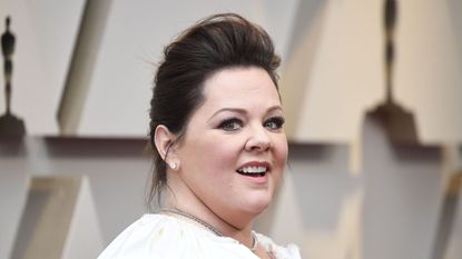 melissa mccarthy on a white background