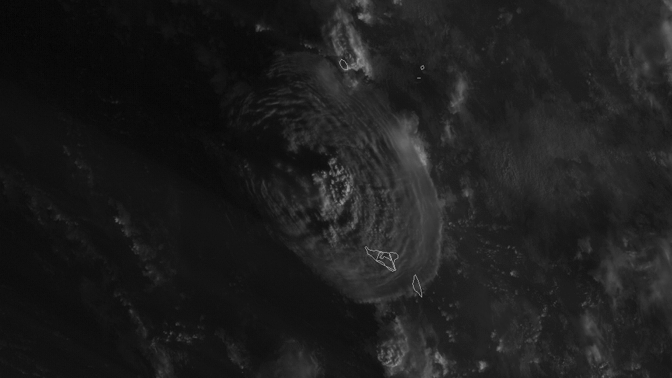 NOAA's GOES West satellite captured the explosive eruption of the Hunga Tonga-Hunga Ha'apai volcano, located in the South Pacific Kingdom of Tonga. 