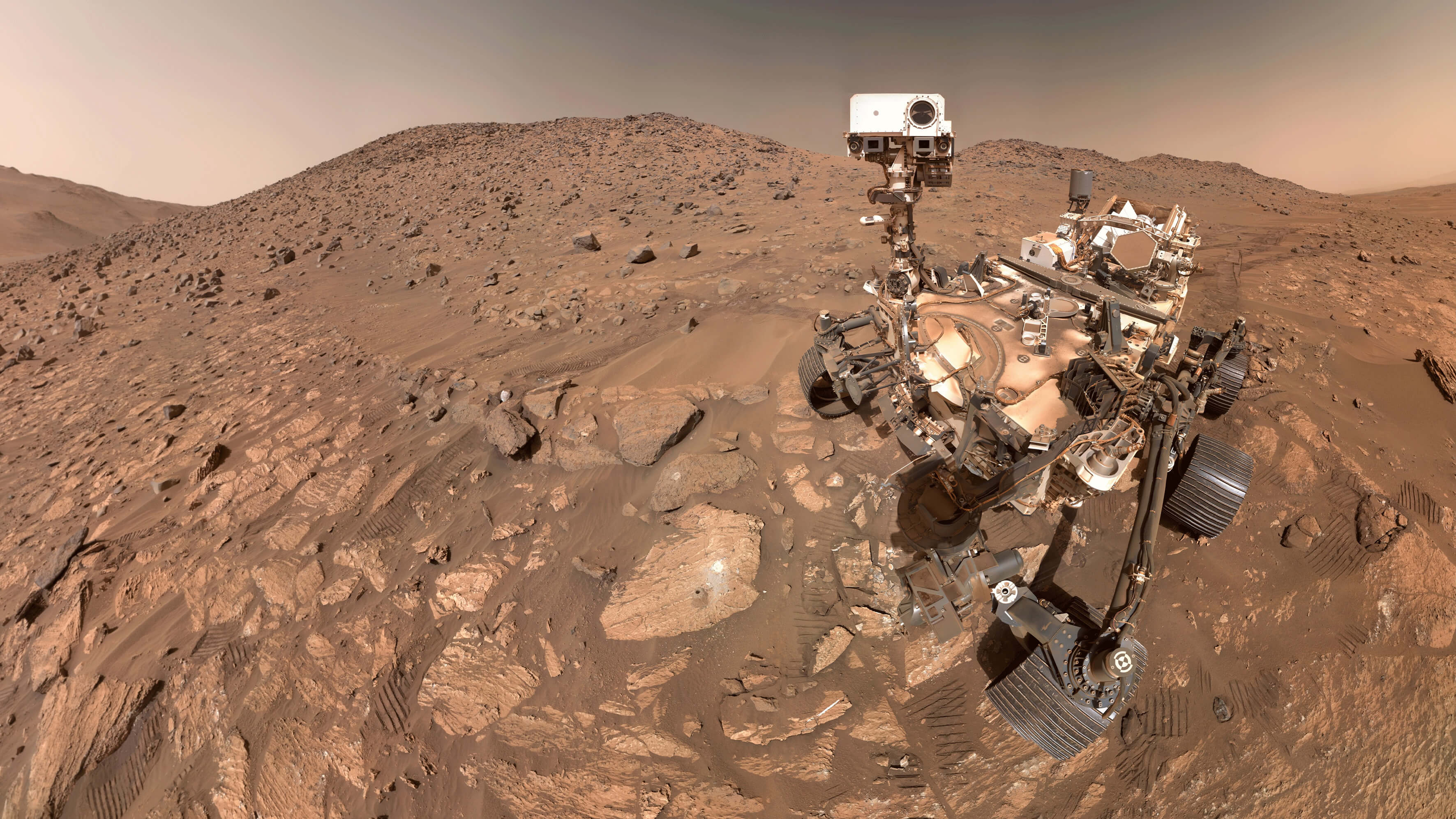 Perseverance rover on Mars.
