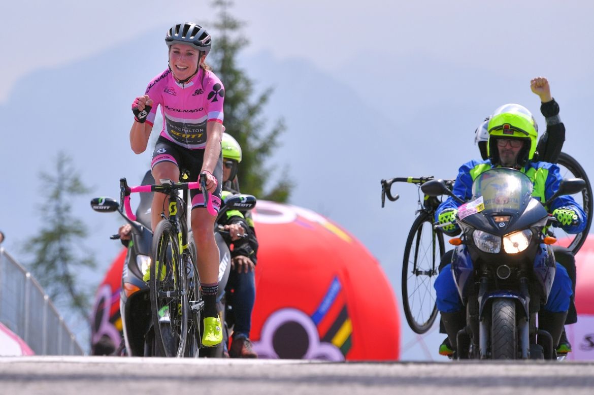 Annemiek van Vleuten wins on the Monte Zoncolan