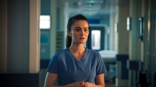 Amy Murphy plays Kylie Maddon in Holby City