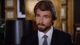James Brolin greets a guest in the lobby in Hotel.