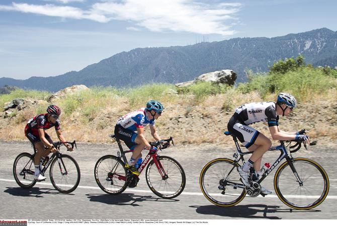 Greg van Avermaet (BMC), Tom Danielson (Garmin-Sharp) and Chad Haga (Giant-Shimano)