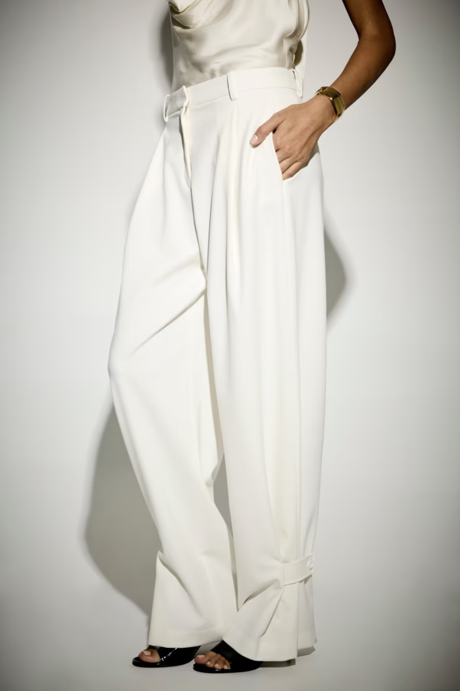 Leonie Hanne for Guess Wool Blend Pants