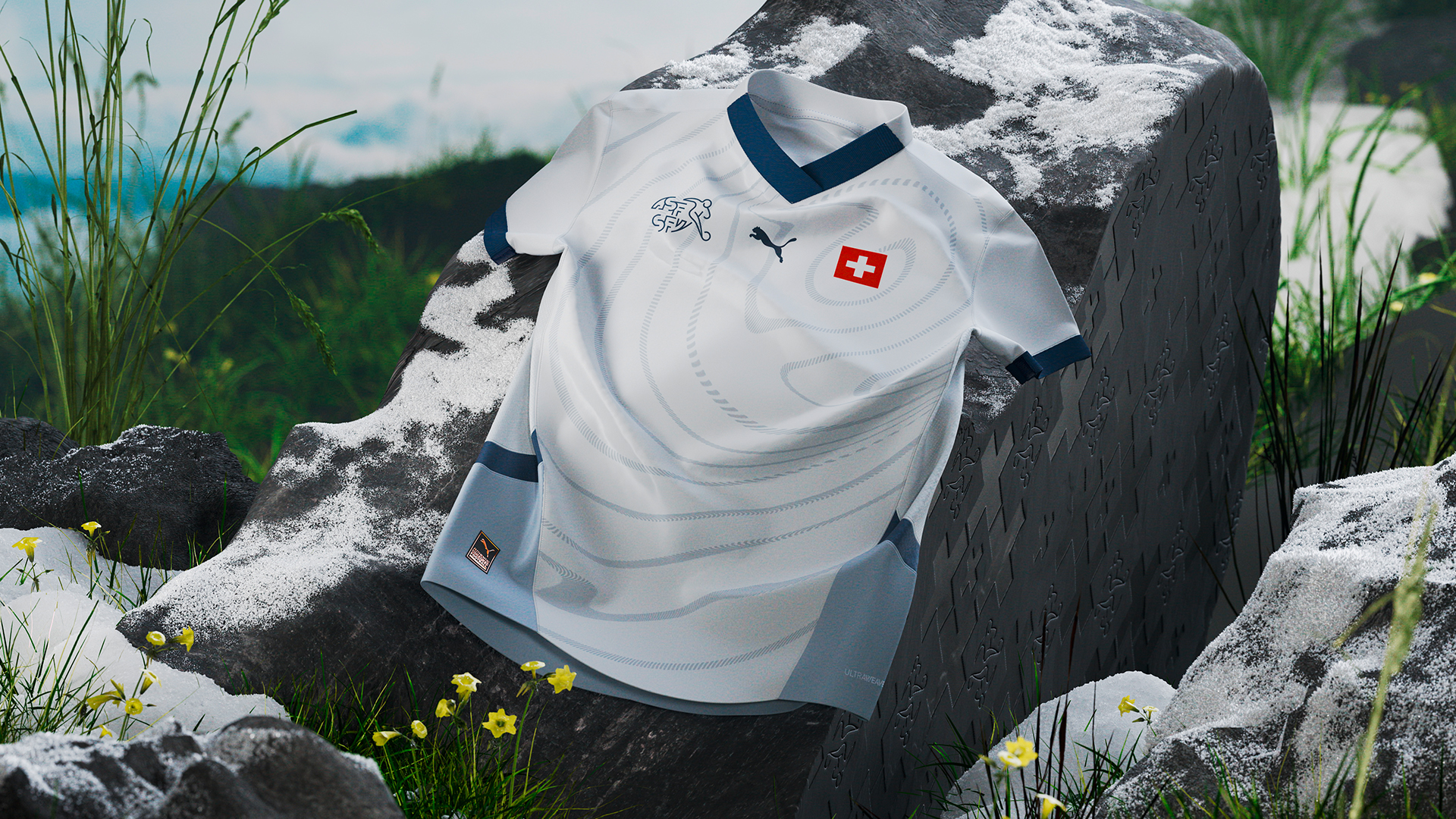 Switzerland women's Euro 2025 away shirt