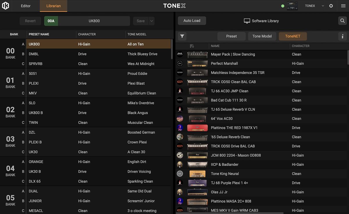 IK Multimedia TONEX Editor