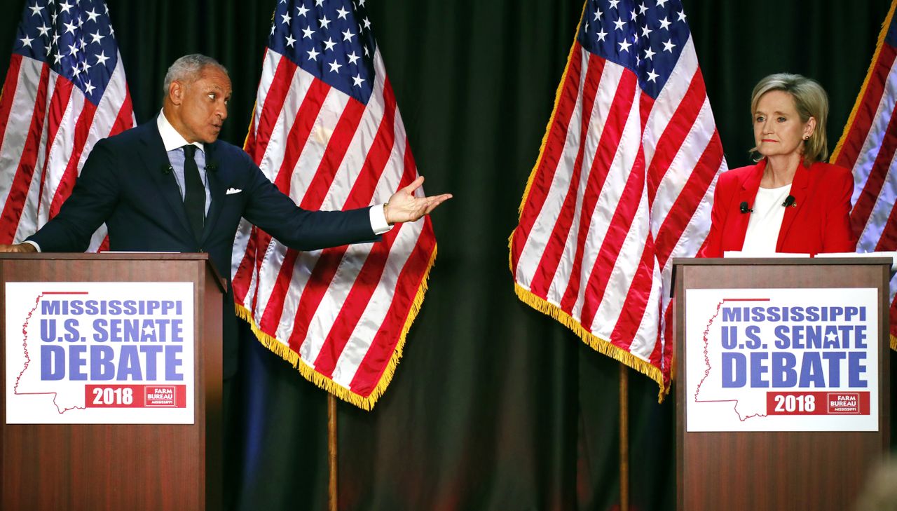 Mike Espy and Cindy Hyde-Smith