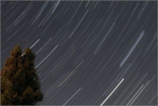 Star Trails Over Northern Germany